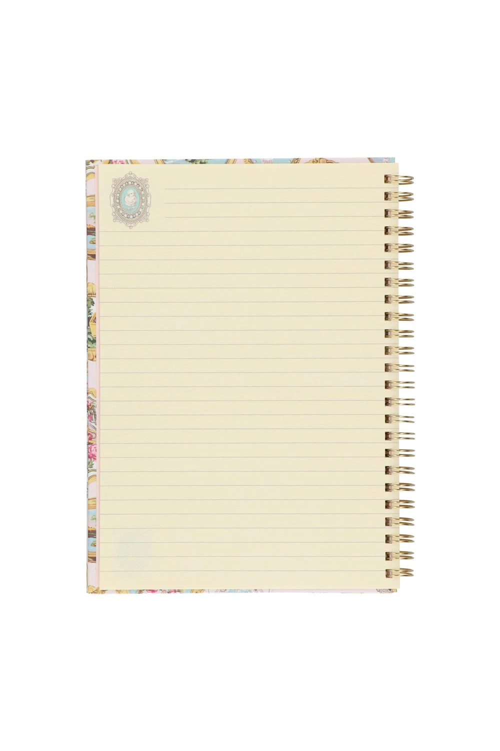 Carnet De Notes à Spirales Rose Motifs Médaillons 4 Carnet De Notes à Spirales Rose Motifs Médaillons - Image 2