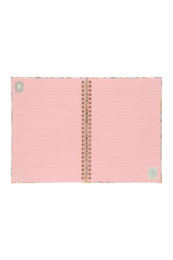 Carnet De Notes à Spirales Rose Motifs Médaillons 11 Carnet De Notes à Spirales Rose Motifs Médaillons -Élégance Soldes PAJ NB13 02 5