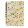 Carnet A5 Jaune Au Motif Fleuri -Élégance Soldes PAJ NB22 YE1