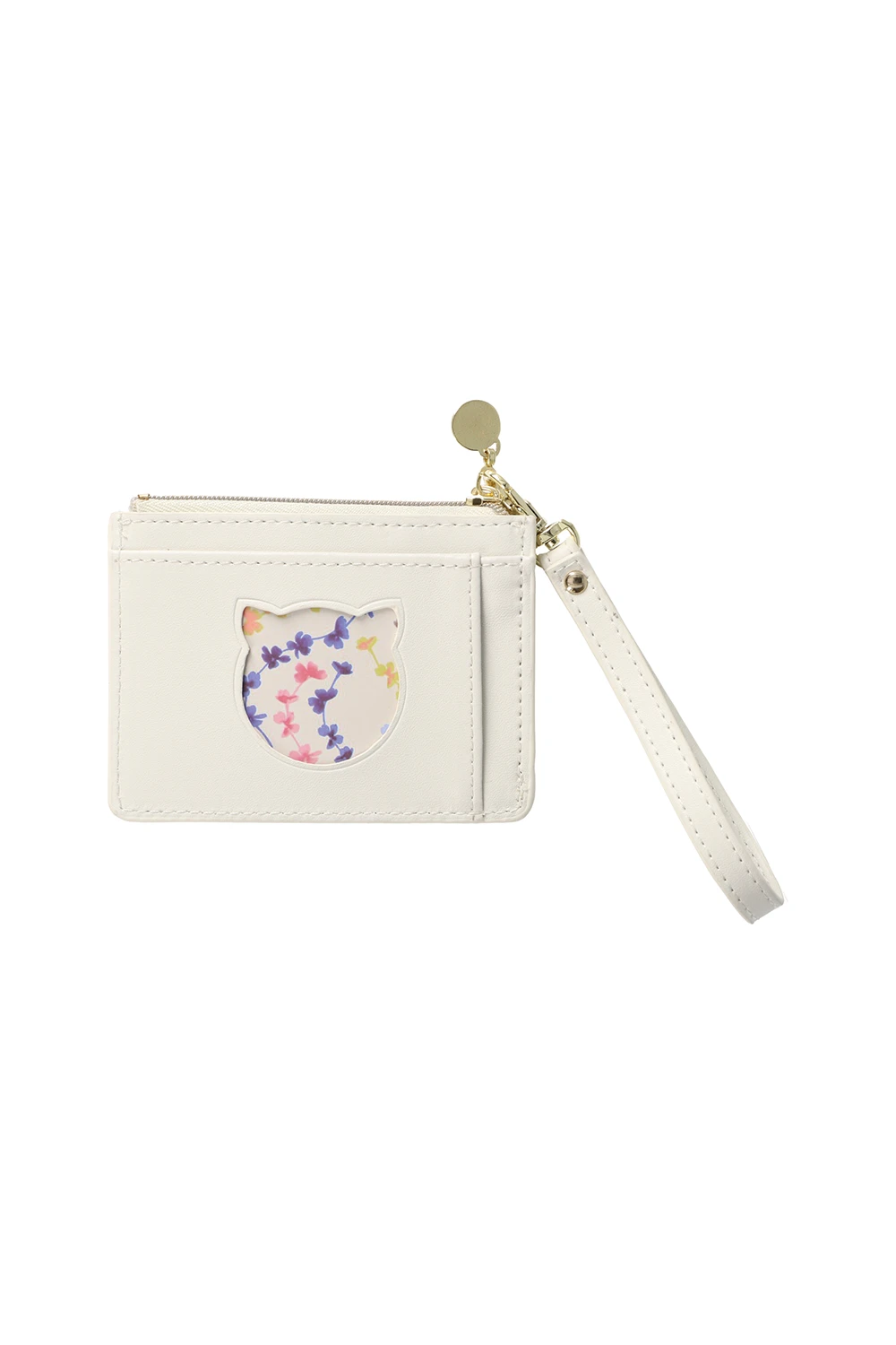 Porte-cartes à L'imprimé Fleurs Multicolores 4 Porte-cartes à L'imprimé Fleurs Multicolores - Image 2