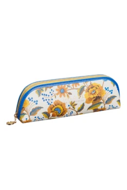 Petite Trousse Motif Fleurs Jaunes
