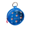 Petite Pochette Ronde Bleue Motif Nounette In Paris -Élégance Soldes PAJ PO11 BL