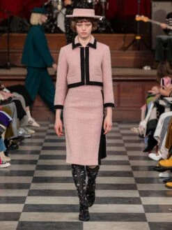 Jupe Droite Taille Haute En Tweed De Laine Lurex -Élégance Soldes PAU0090 0071b151 454b 4b45 882e a11324685c6d