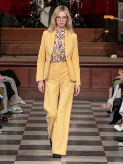 Pantalon Coupe Droite En Velours Avec Bandes Brodées De Pierres -Élégance Soldes PAU0505 ed51c807 d5dd 4771 b7e4 fa7deb4d2887