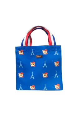 Tote Bag Bleu Nounette In Paris