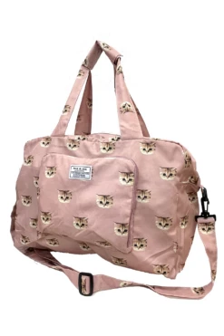 Grand Sac De Voyage Rose Motif Nounette
