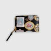 Porte-monnaie Imprimé Médaillon -Élégance Soldes PJA W394 BLACK
