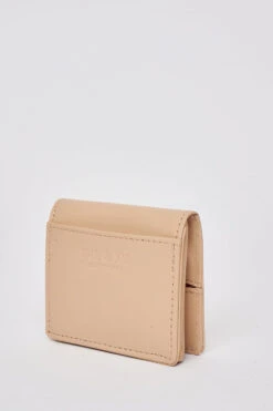 Porte Monnaie En Cuir Imprimé Chat -Élégance Soldes PJA W444 WINE2