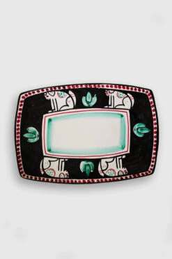 Assiette à Sushi En Céramique Chien