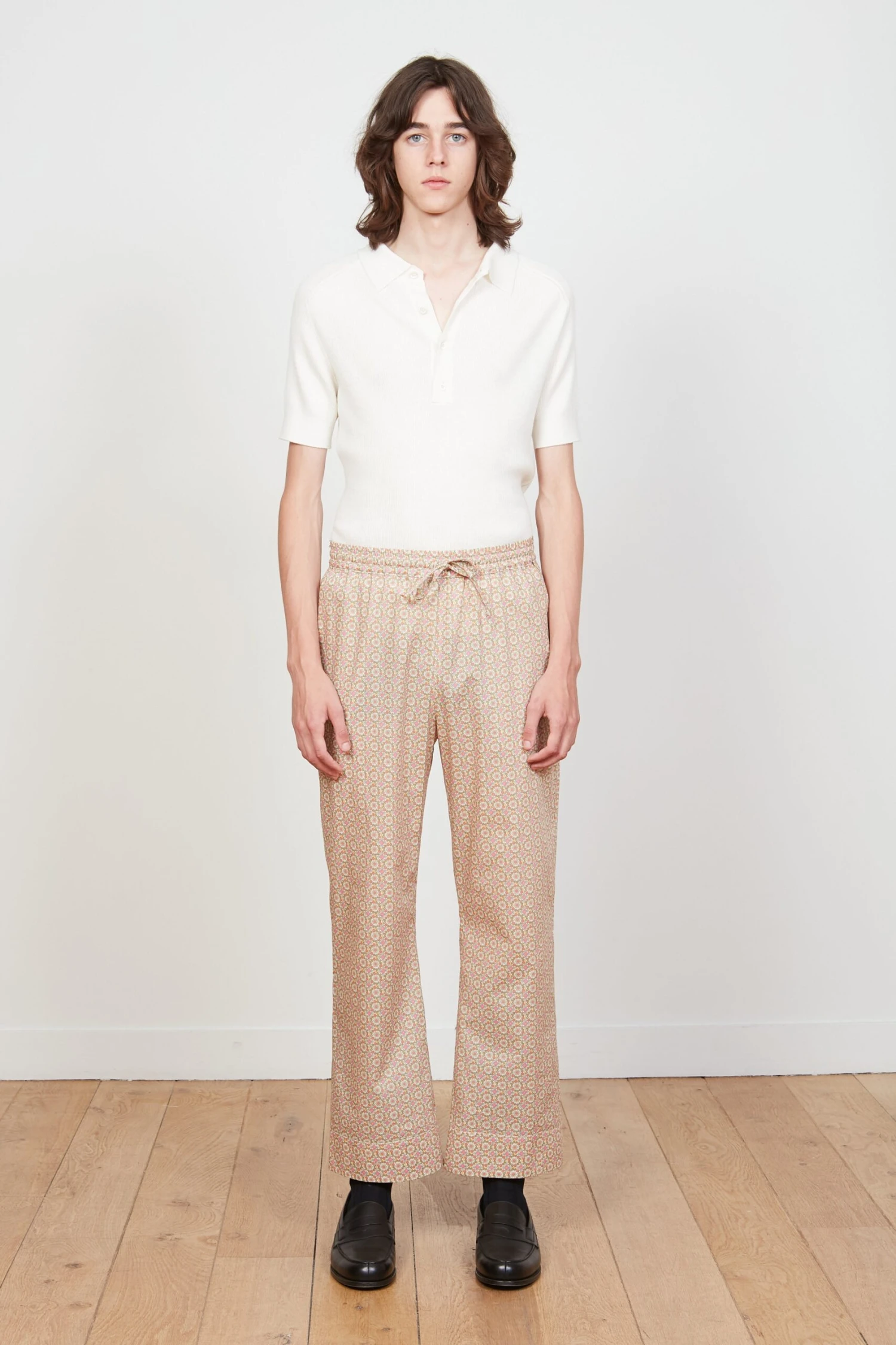 Pantalon En Popeline De Coton à Motif Floraux 4 Pantalon En Popeline De Coton à Motif Floraux - Image 2