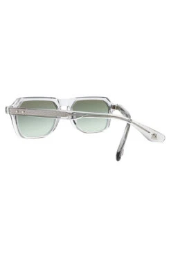 Lunettes De Soleil Style Années 70 Cristal Gris Clair -Élégance Soldes SKAR71 GR67 DETAILS