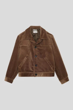 Veste Style "jean" En Velours Côtelé Corduroy -Élégance Soldes SRUBIN