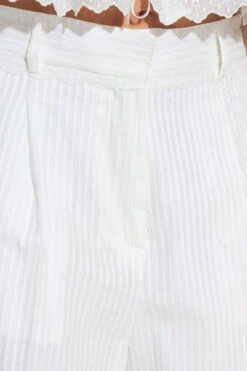 Short Taille Haute Avec Galon Brodé -Élégance Soldes SS24 TARANGO 01 2