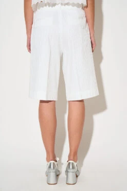 Short Taille Haute Avec Galon Brodé -Élégance Soldes SS24 TARANGO 01 3