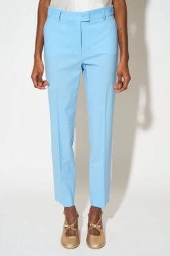 Pantalon Fuselé Longueur Cheville En Laine Tropicale -Élégance Soldes SS24 TBOSOLEIL 31