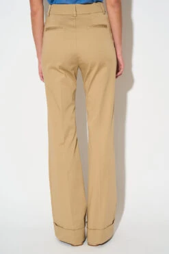 Pantalon Taille Haute Avec Revers 15 Pantalon Taille Haute Avec Revers -Élégance Soldes SS24 TCAVALLO 11 4