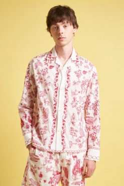 Chemise Aux Inspirations De Broderies Américaines