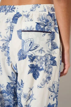 Pantalon Coupe Décontractée Aux Broderies Exclusives -Élégance Soldes SS24 TEVANS 03 3