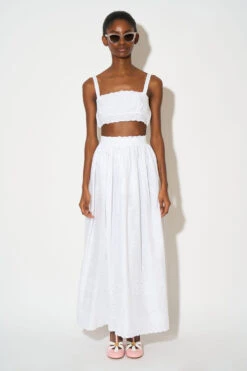 Brassière En Broderie Anglaise Festonnée -Élégance Soldes SS24 TGOLDEN e1c87a28 2ce7 46d9 a00c 516556ca1168