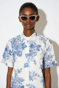 Robe Chemise Aux Broderies Exclusives -Élégance Soldes SS24 TMARYEL03 1