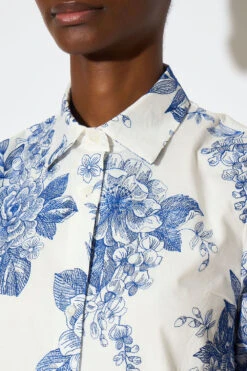 Robe Chemise Aux Broderies Exclusives -Élégance Soldes SS24 TMARYEL03 2