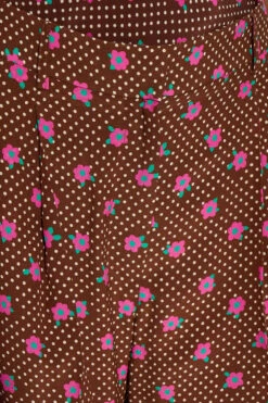 Pantalon Jambes Larges En Crêpe De Chine -Élégance Soldes SS24 TNINIYO 4