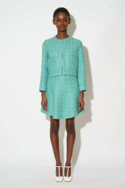 Veste Courte à La Coupe Droite En Tweed Lurex -Élégance Soldes SS24 TROCHELLE 2