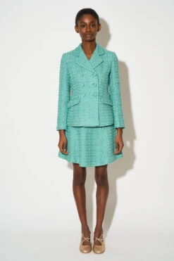 Veste Cintrée En Tweed Lurex -Élégance Soldes SS24 TSANTA 05