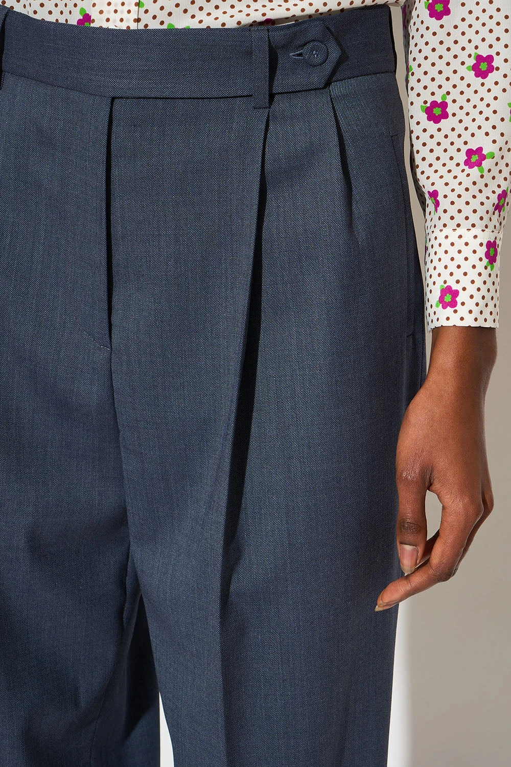 Pantalon à Pinces Coupe Droite 9 Pantalon à Pinces Coupe Droite - Image 7