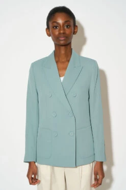 Veste à Double Croisure Et Poches Plaquées 25 Veste à Double Croisure Et Poches Plaquées -Élégance Soldes SS24 TTHEA 03 2