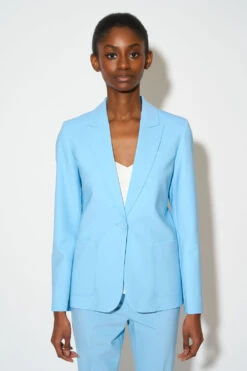 Veste Cintrée Au Simple Boutonnage 27 Veste Cintrée Au Simple Boutonnage -Élégance Soldes SS24 TZALA 2