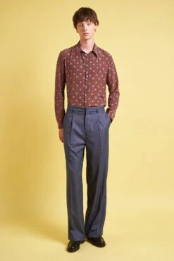 Pantalon à Pinces Coupe évasée