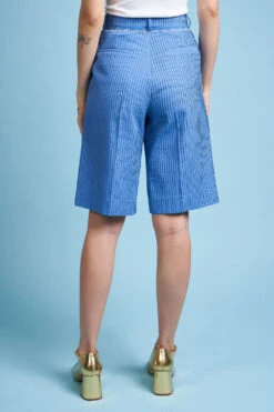 Short Taille Haute Avec Galon Brodé -Élégance Soldes SS24 Taragon 7