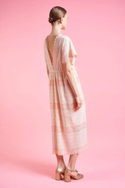 Robe Caftan Coulissée à La Taille -Élégance Soldes SS24 Tbarbara 8