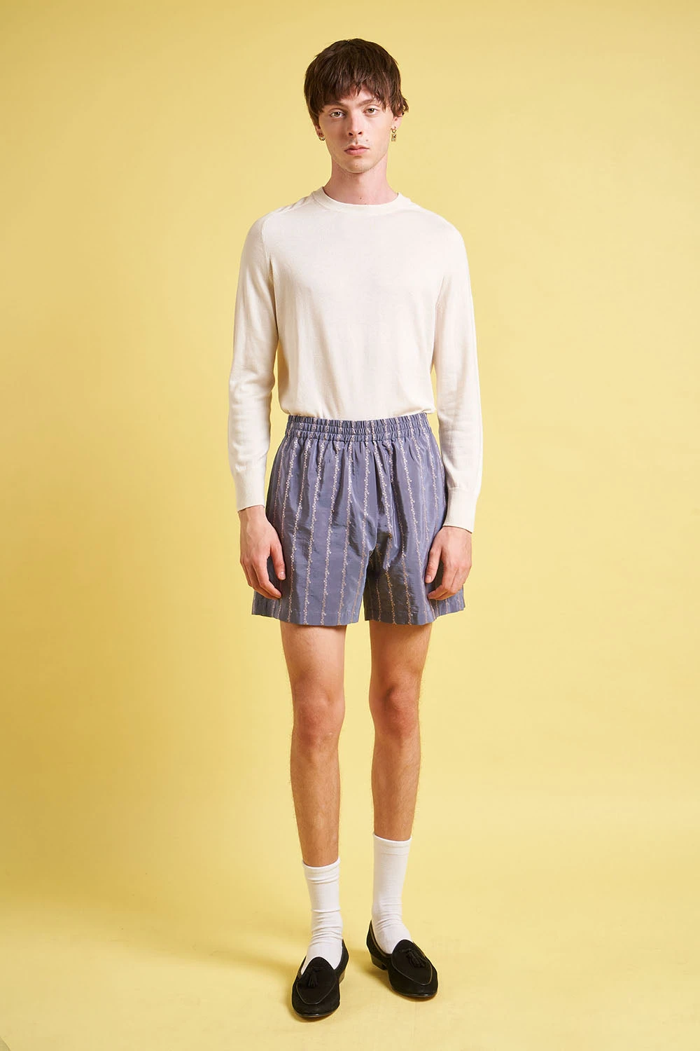 Short Avec Bandes En Dentelles 4 Short Avec Bandes En Dentelles - Image 2