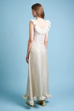 Robe En Tweed De Soie Métallisé 11 Robe En Tweed De Soie Métallisé -Élégance Soldes SS24 Tcalyspo 9