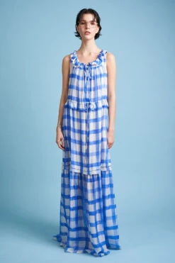 Robe Longue Sans Manche Fluide