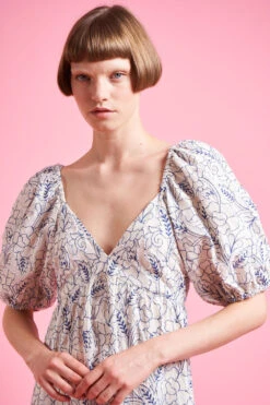 Robe Longue Avec Encolure En V -Élégance Soldes SS24 Tgilda 6