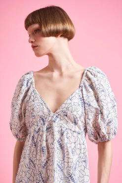 Robe Longue Avec Encolure En V -Élégance Soldes SS24 Tgilda 7