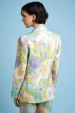 Veste Coupe Droite Au Motif Floral Imprimé Sur Tulle Brodée De Sequins -Élégance Soldes SS24 Tgourmette 14 5ab8214d b6ad 48e9 b80f 68f9afd40664