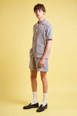 Chemise Manches Courtes En Tissu éponge -Élégance Soldes SS24 Tharley 3