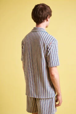 Chemise Manches Courtes En Tissu éponge -Élégance Soldes SS24 Tharley 8