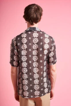 Chemise Coupe Droite Col Bowling -Élégance Soldes SS24 Thilou 02 8