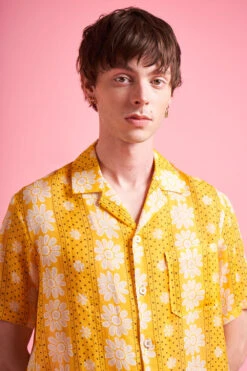 Chemise Coupe Droite Col Bowling -Élégance Soldes SS24 Thilou 08 6