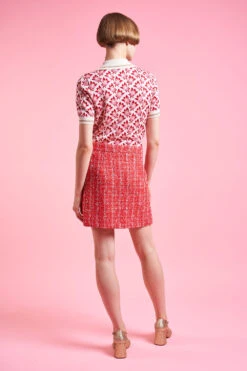 Jupe Droite En Tweed Lurex 7 Jupe Droite En Tweed Lurex -Élégance Soldes SS24 Tmalorie 6