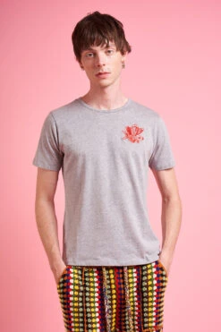 T-shirt En Jersey De Coton Brodé -Élégance Soldes SS24 Tnemo 22