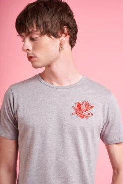 T-shirt En Jersey De Coton Brodé -Élégance Soldes SS24 Tnemo 23