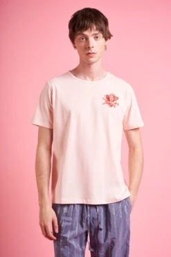 T-shirt En Jersey De Coton Brodé -Élégance Soldes SS24 Tnemo 41 2