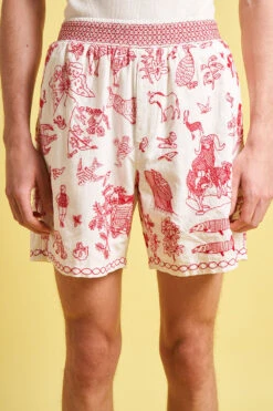 Short Aux Inspirations De Broderies Américaines -Élégance Soldes SS24 steppes 6