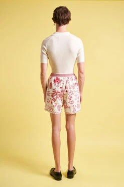 Short Aux Inspirations De Broderies Américaines -Élégance Soldes SS24 steppes 8